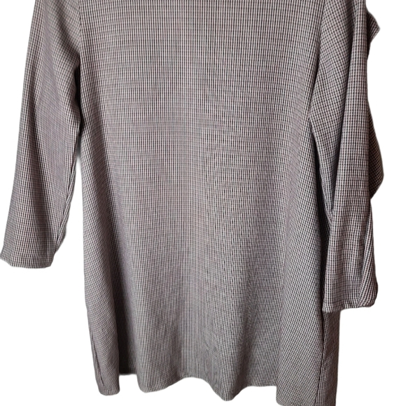 Zara Basic red houndstooth long-sleeve dress - Picture 11 of 11